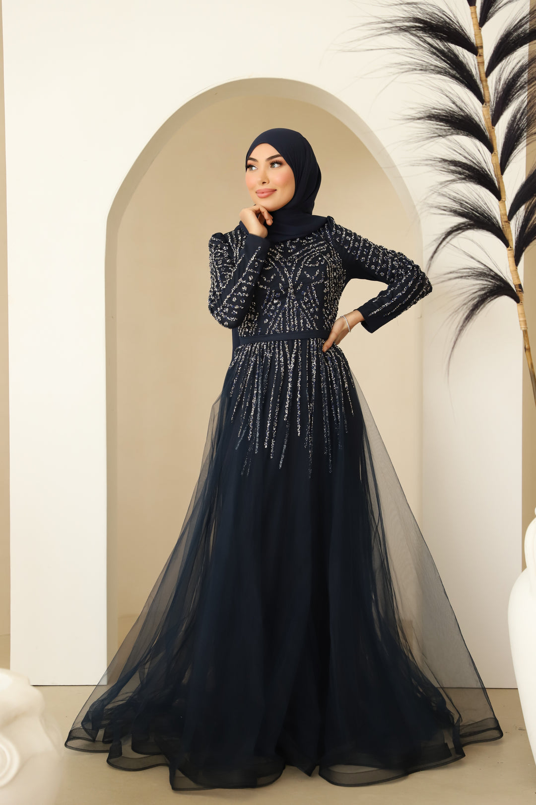 Fery Couture Abendkleid in Blue