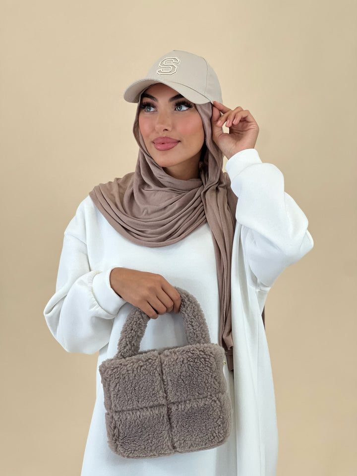 Teddy Bag in Taupe
