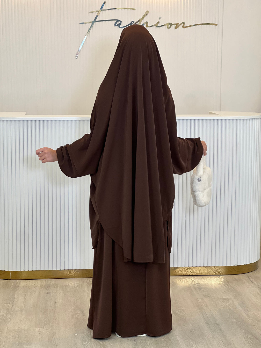Medina Jilbab Set in Braun