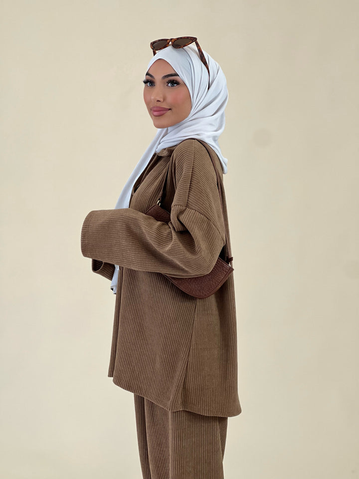 Sahra Cord Set Camel