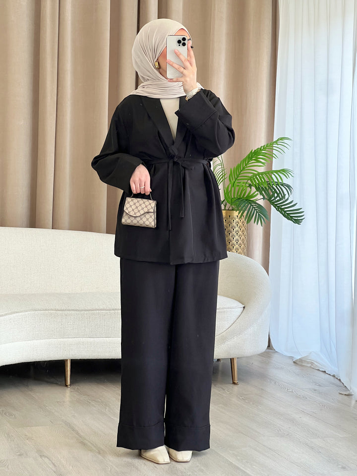 Dina Set in Schwarz