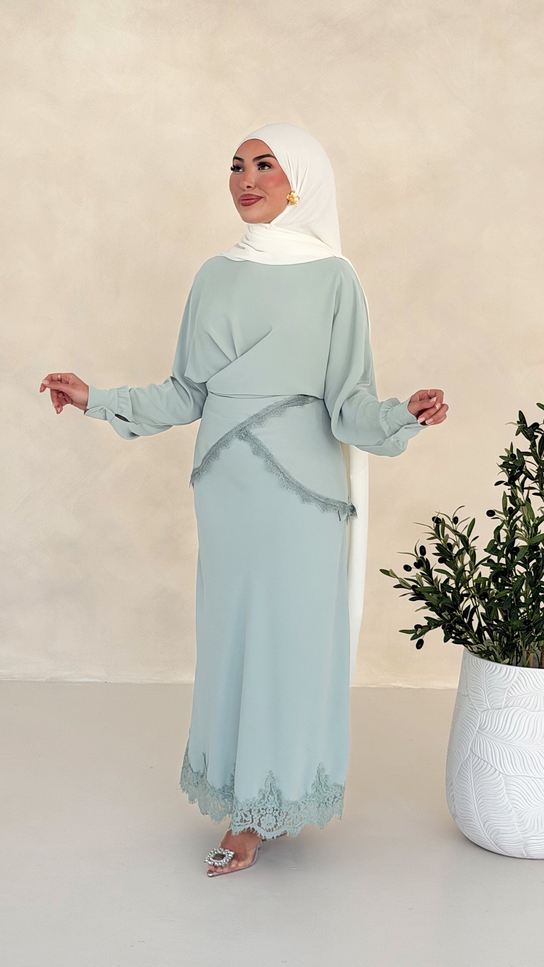 Naira Spitzen 2-Teiler