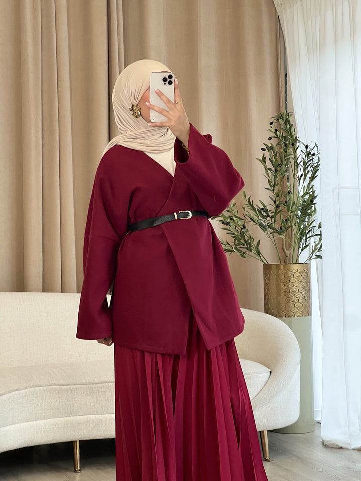 Imani Jacke mit Gürtel