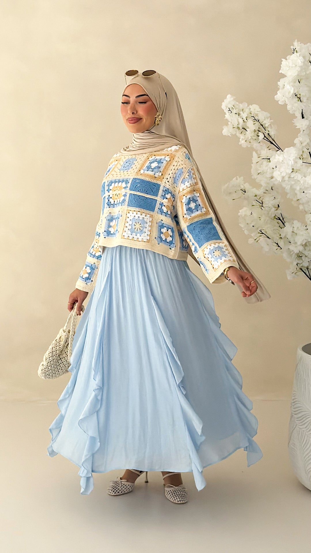 Velina Oberteil Blau