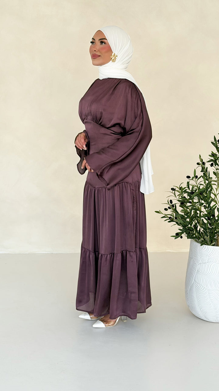 Miraya Satin Kleid
