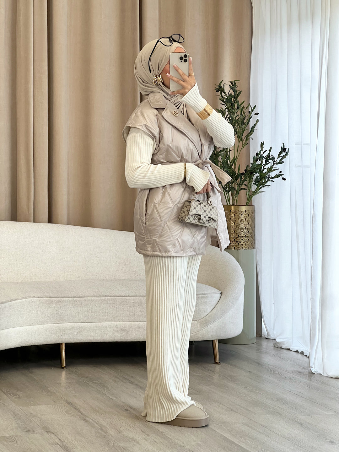 Autumn Puffer-Weste