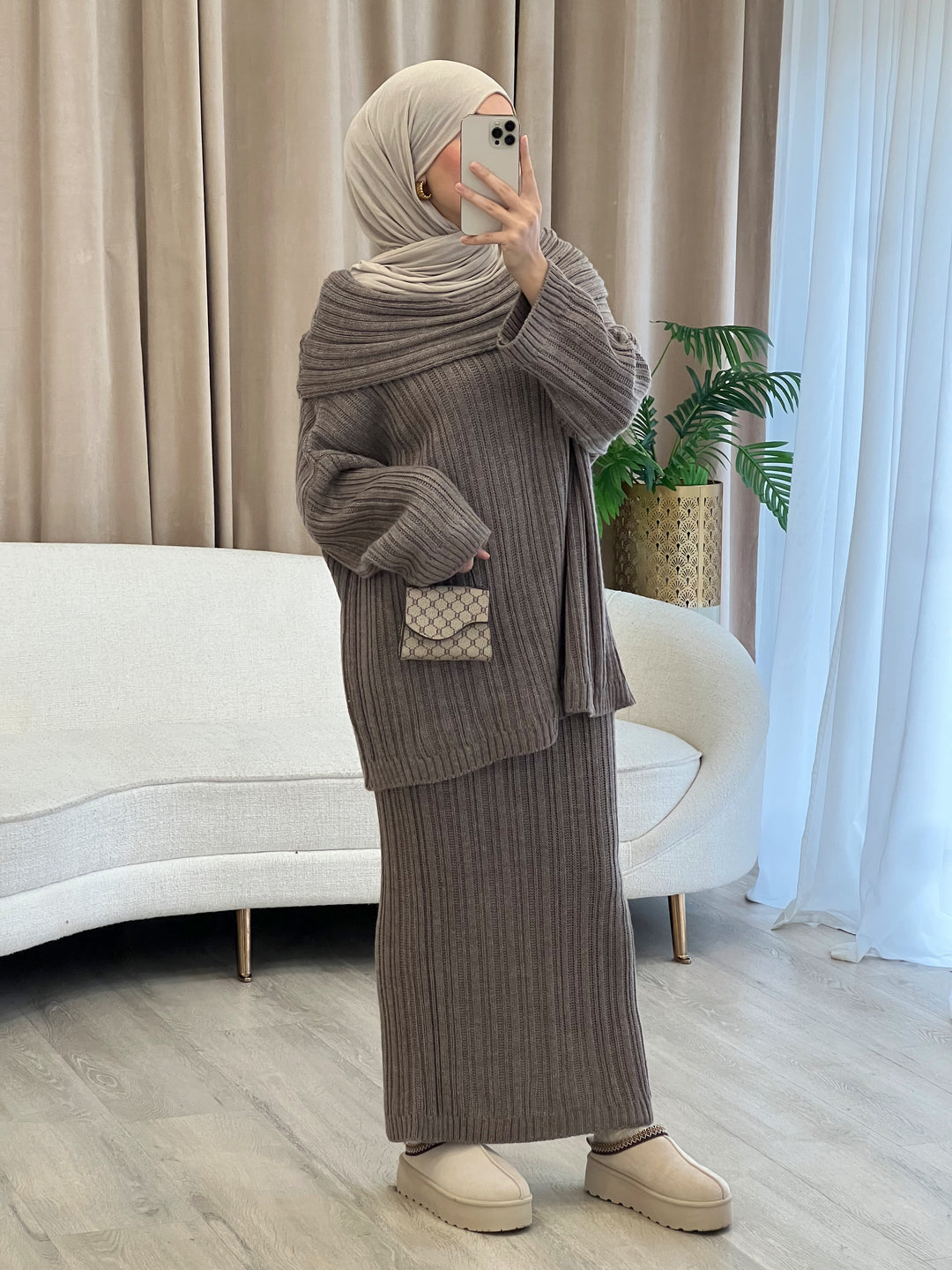 Meryem Set in Mocha