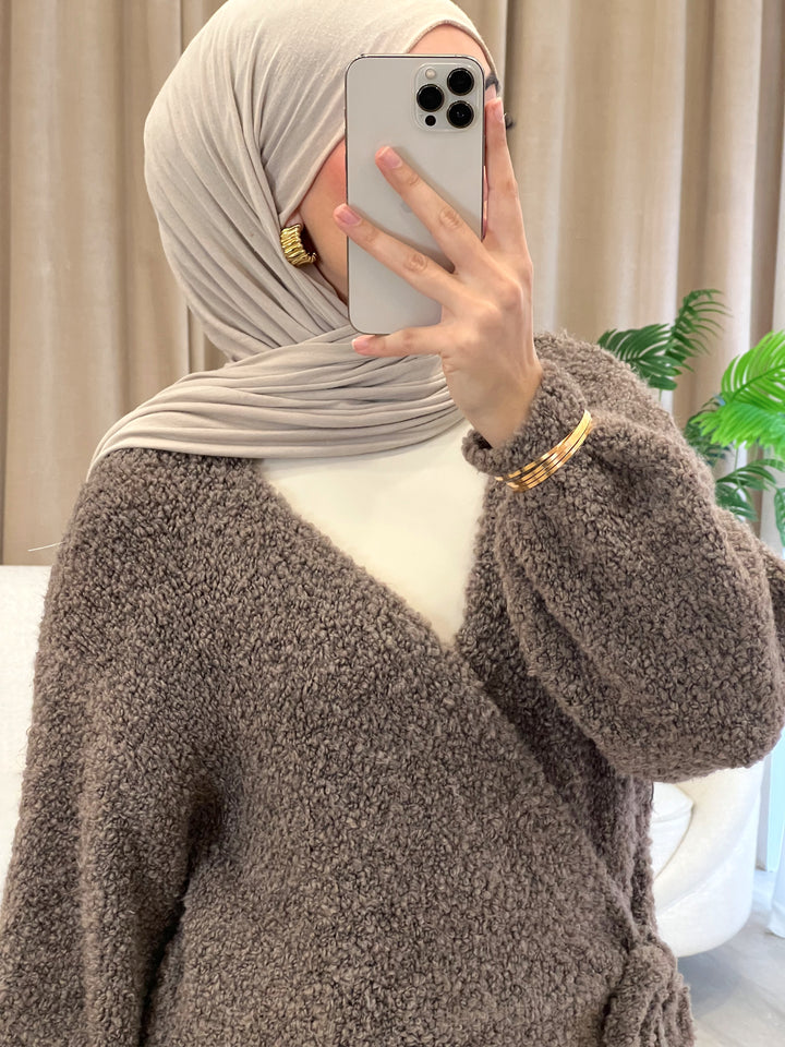 Layali Teddy-Set in Mocha