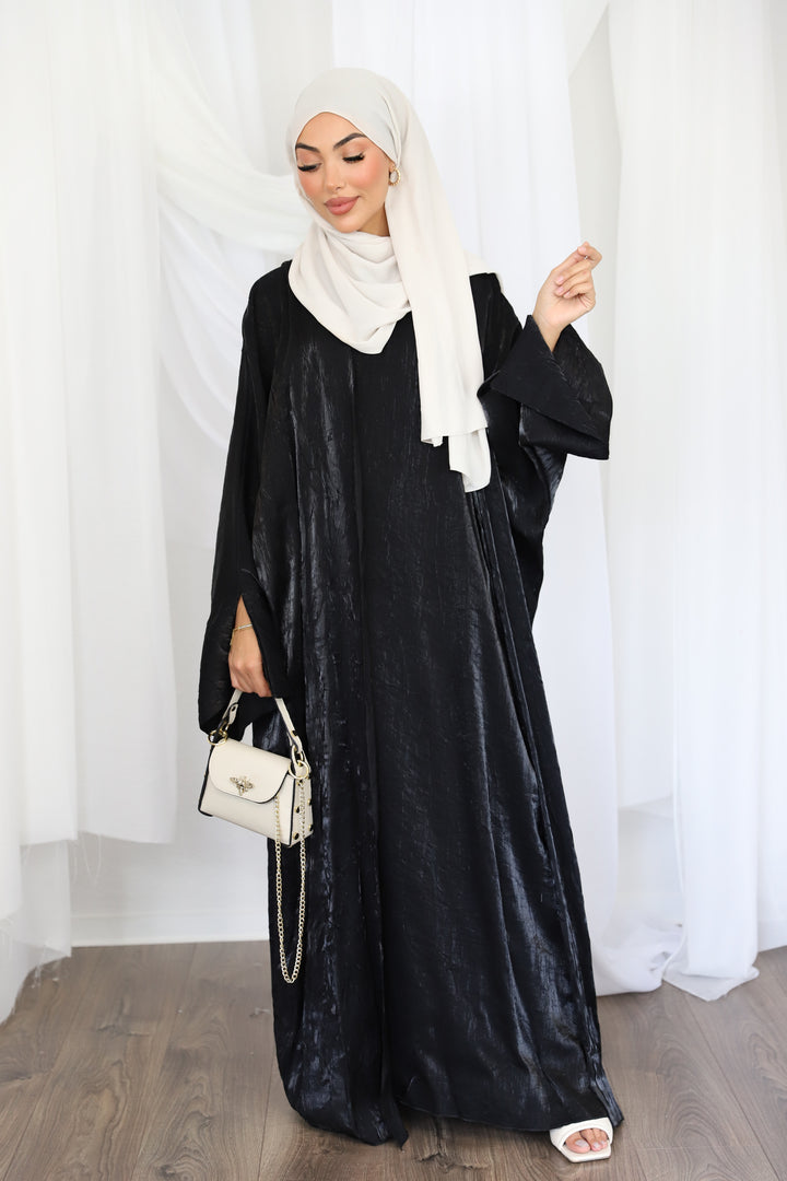 Aseel Abaya Set in Schwarz
