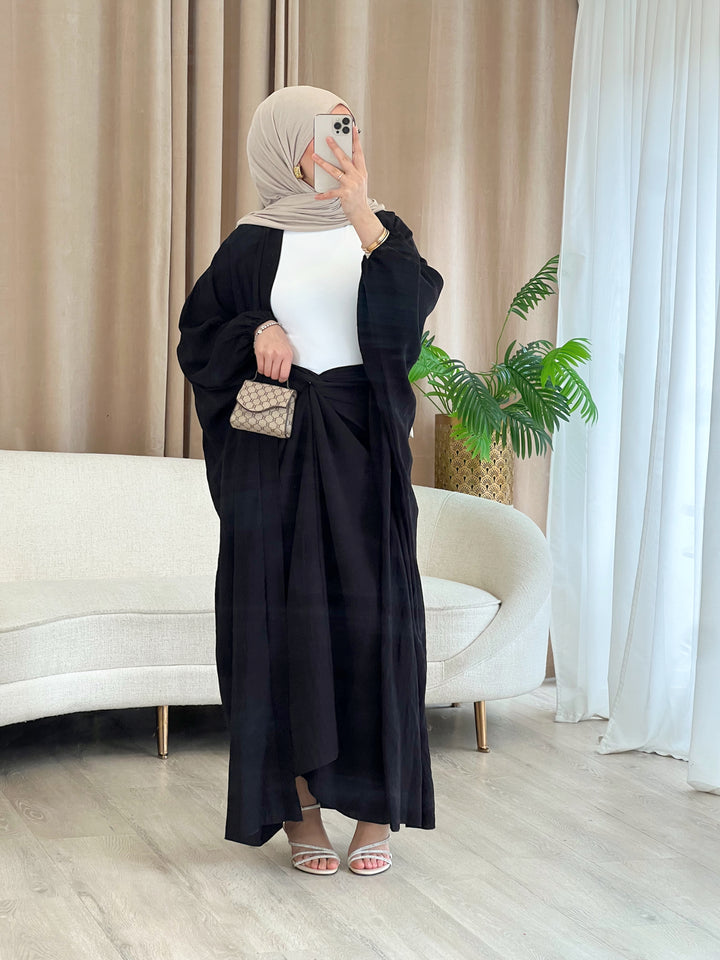 Noura Set in Schwarz