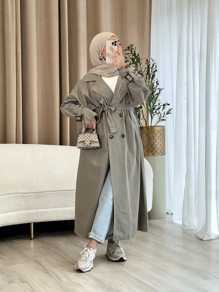 Miri Denim Trenchcoat