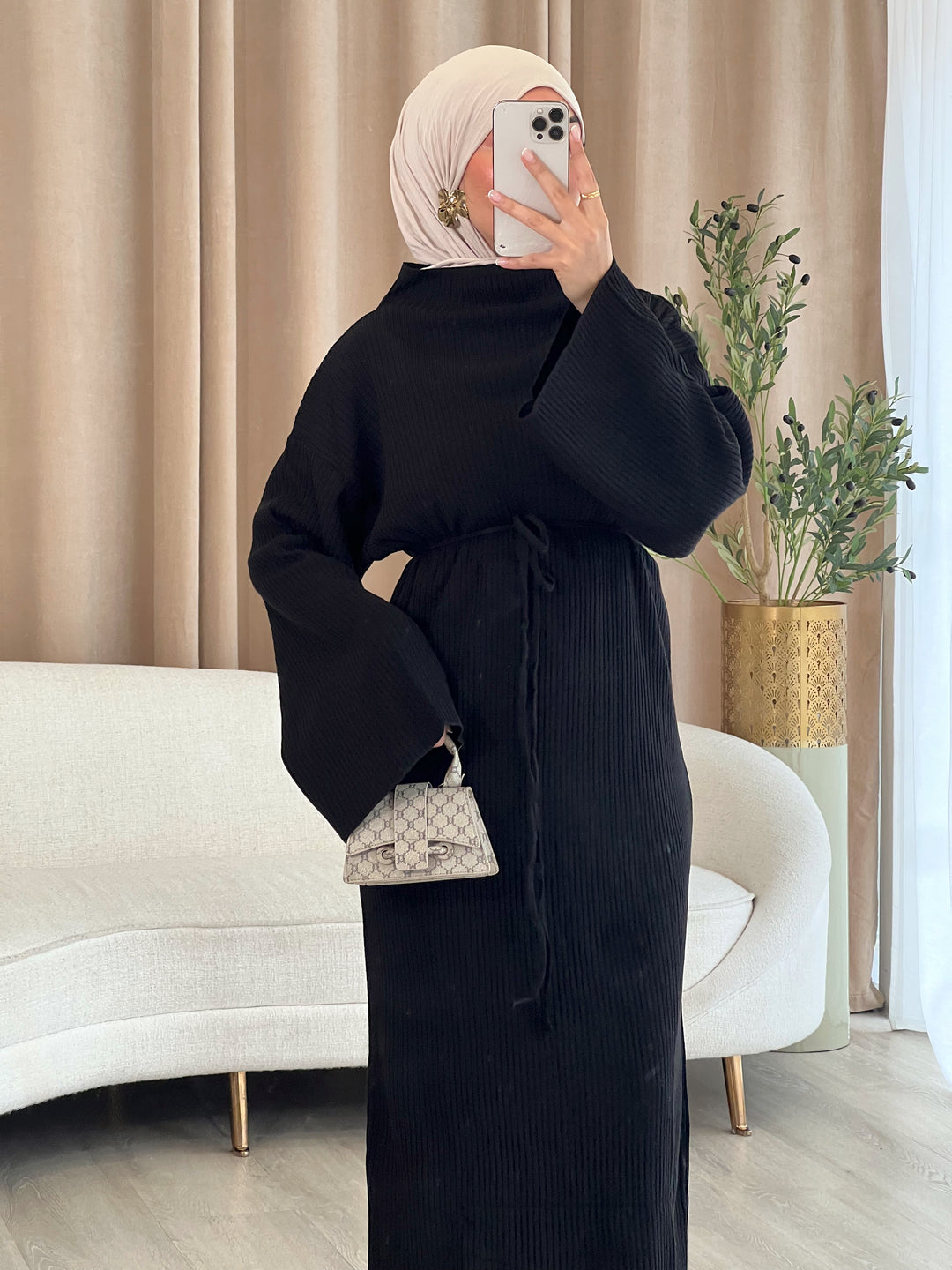 Hazal Strick-Kleid