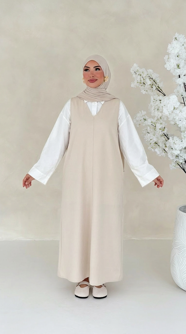 Basic Latz-Kleid