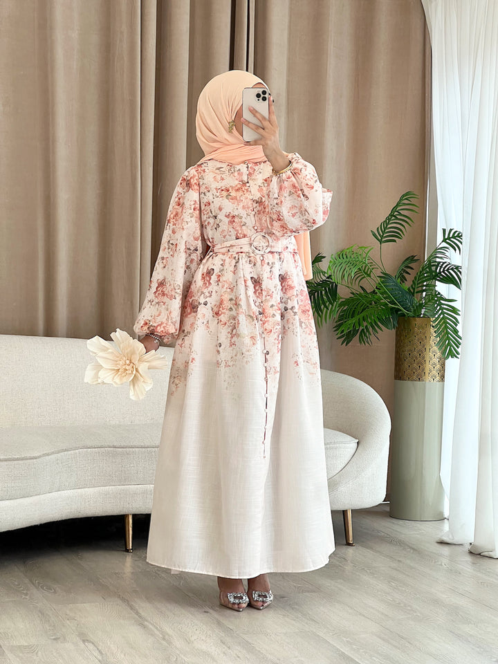 Camélia Kleid mit Blumenmuster