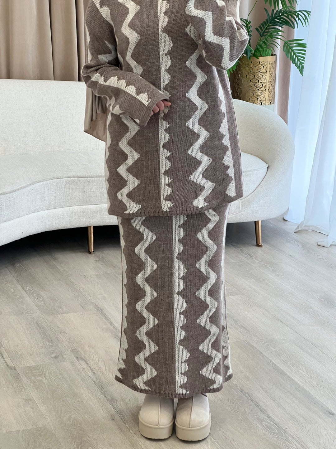 Dana Muster-Set in Mocha
