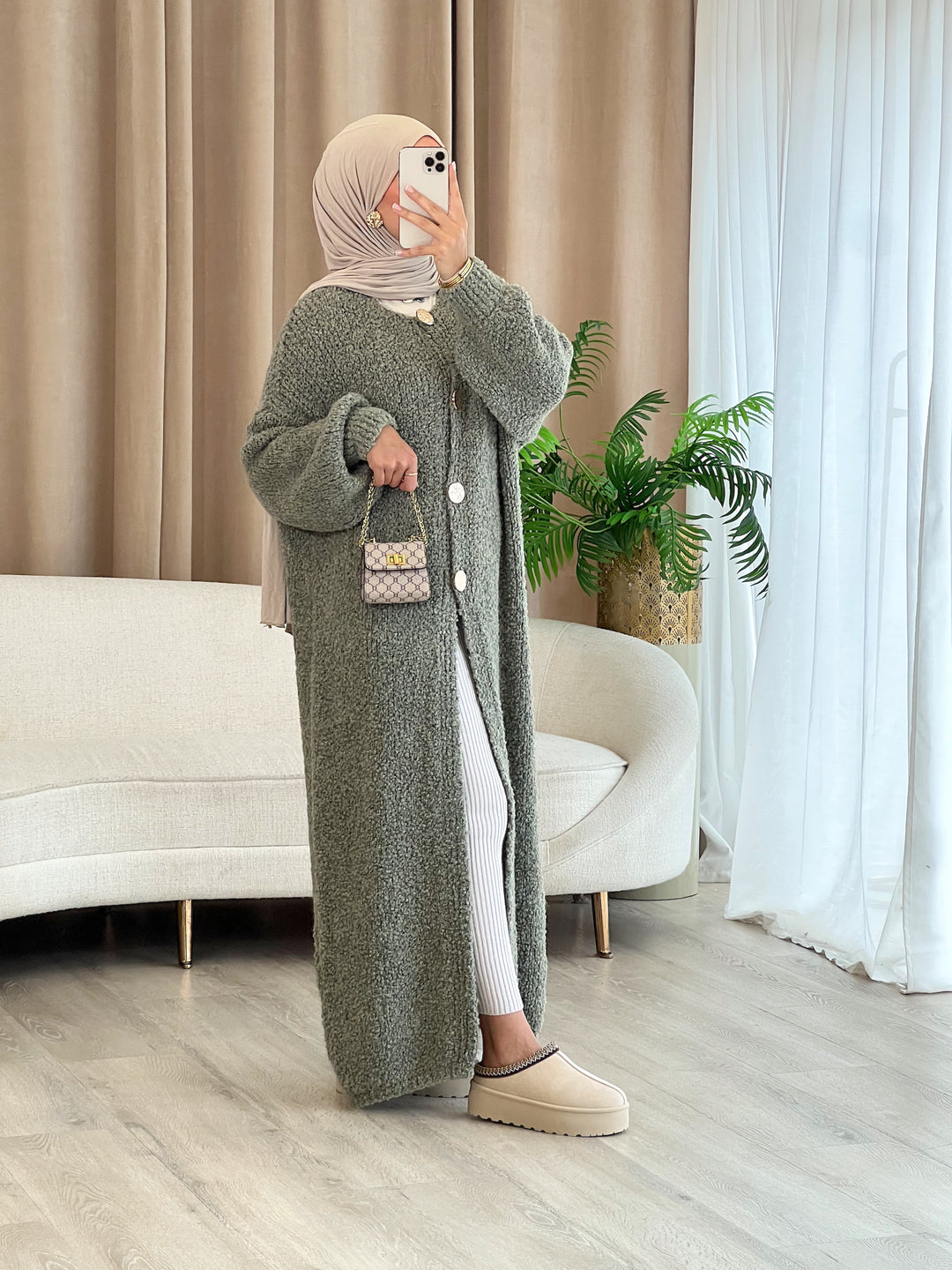 Cloudy Teddy Cardigan