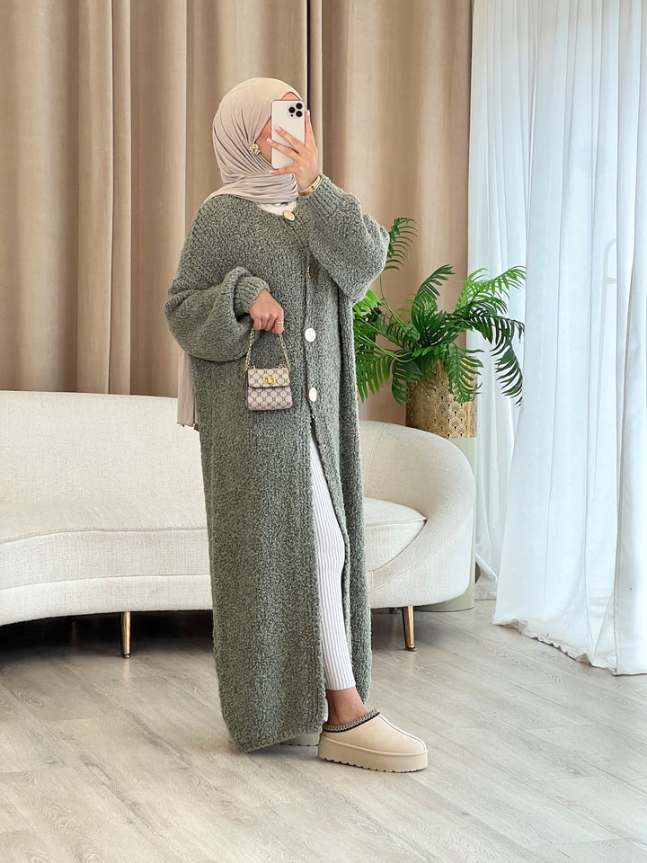 Cloudy Teddy Cardigan