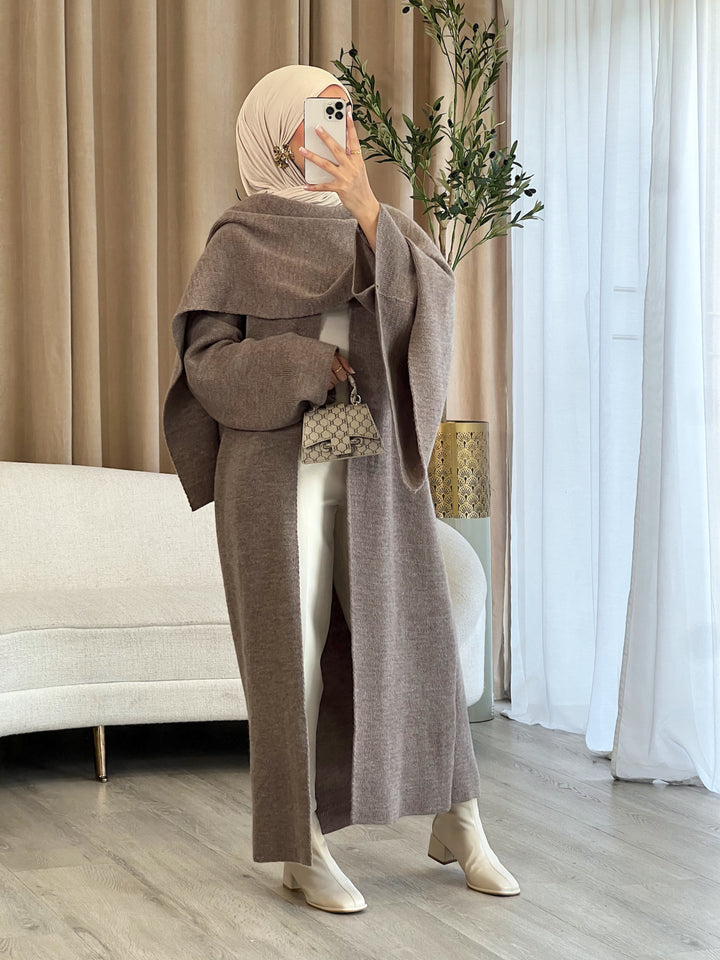 Mira Long Strick-Cape