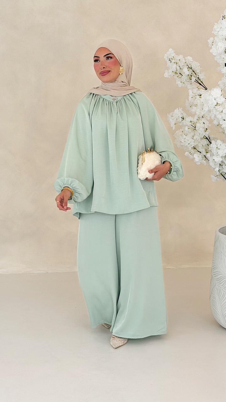 Zarela Satin 2-Teiler