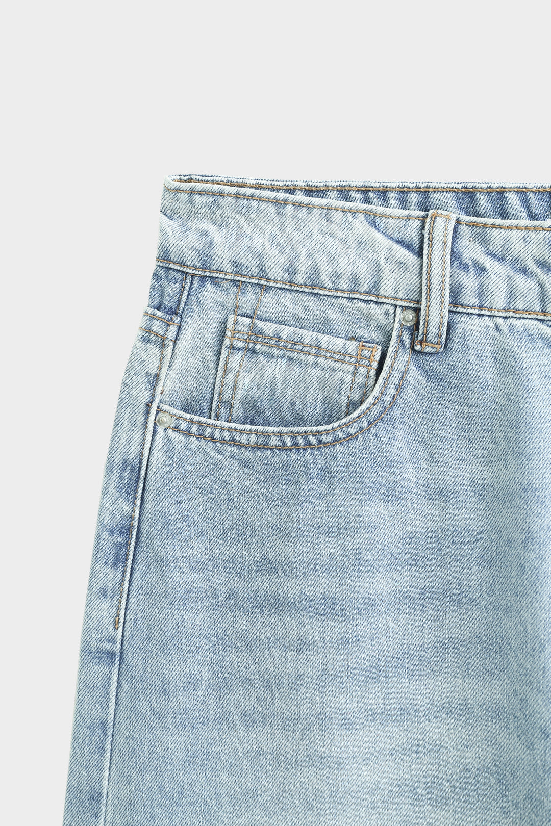 Denim Wide Leg Hose