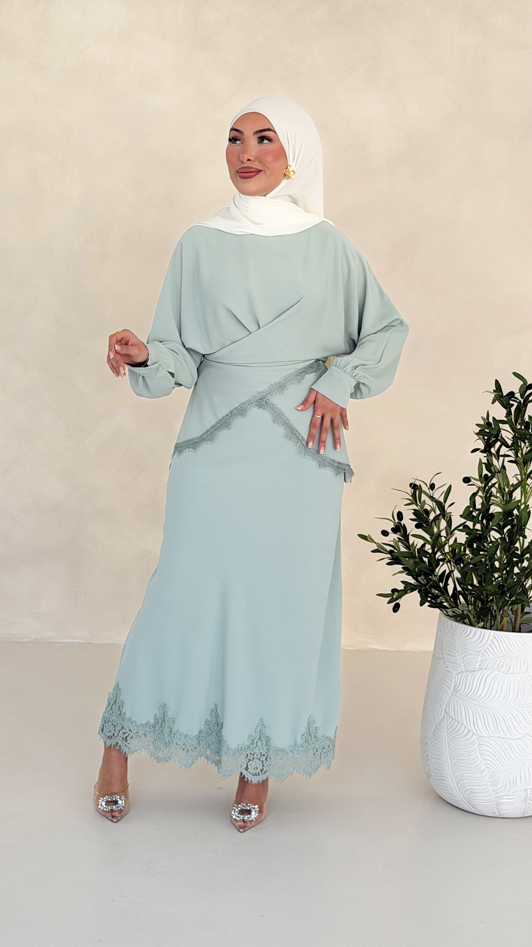 Naira Spitzen 2-Teiler