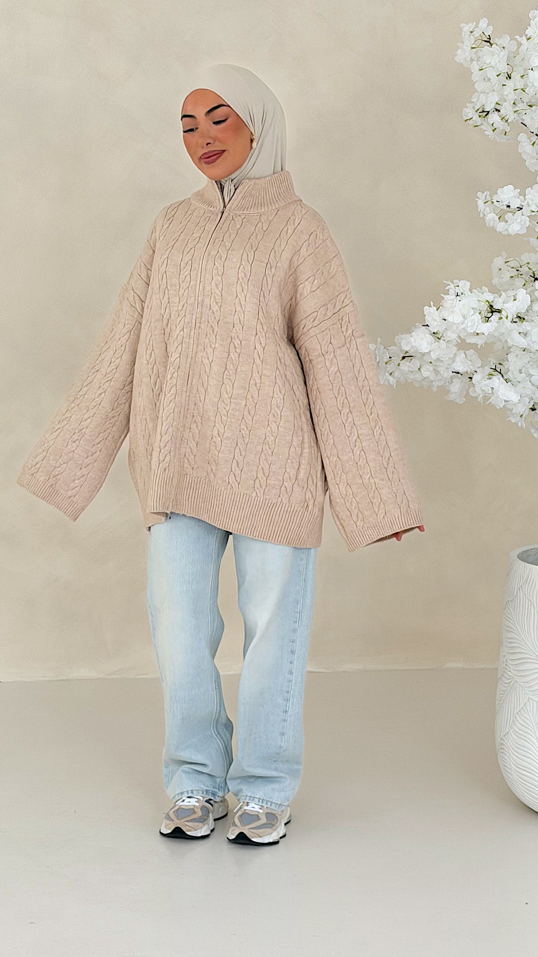 Nelia Zopfstrick Cardigan