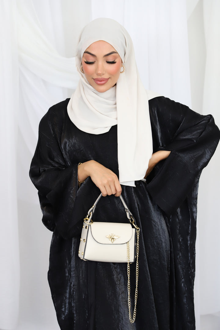Aseel Abaya Set in Schwarz