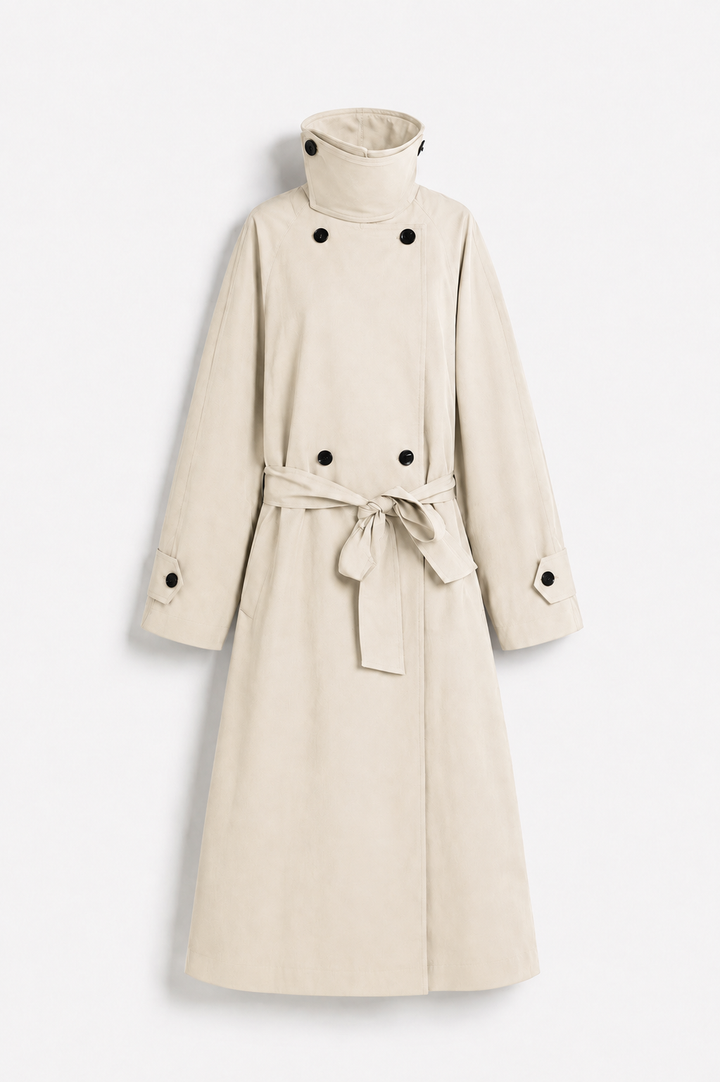 Avelie Trenchcoat mit Stehkragen