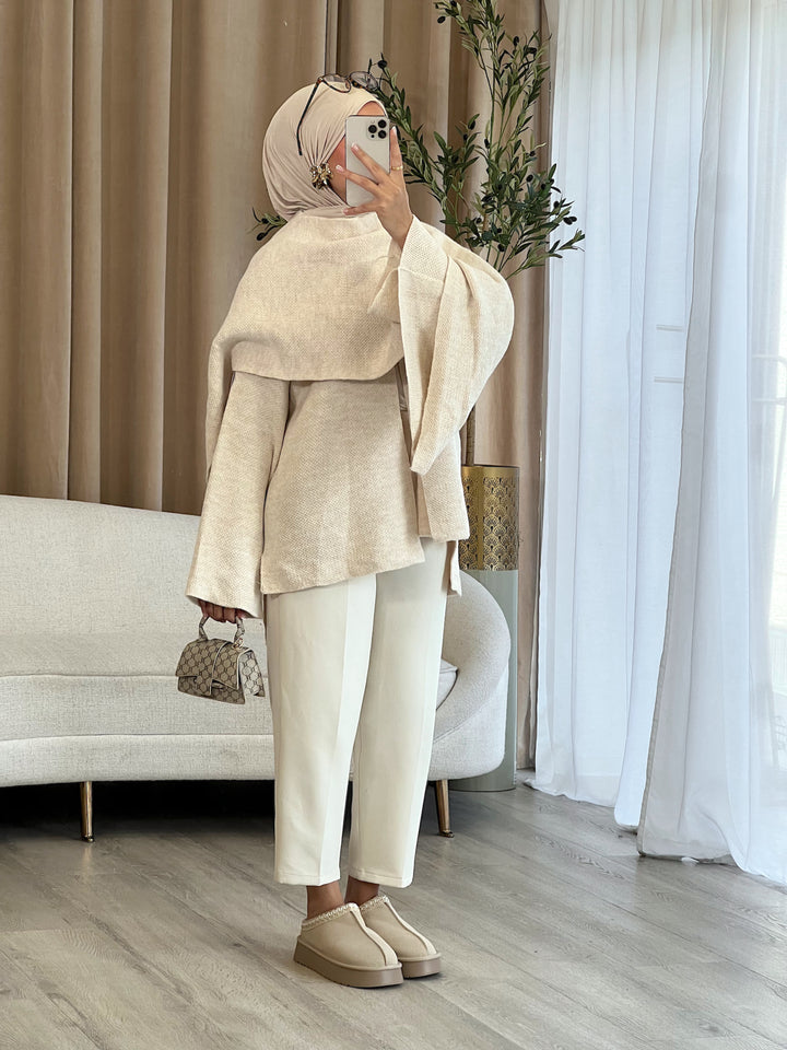 Mira Short Strick-Cape