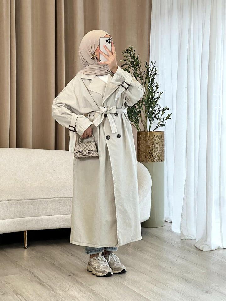 Miri Denim Trenchcoat