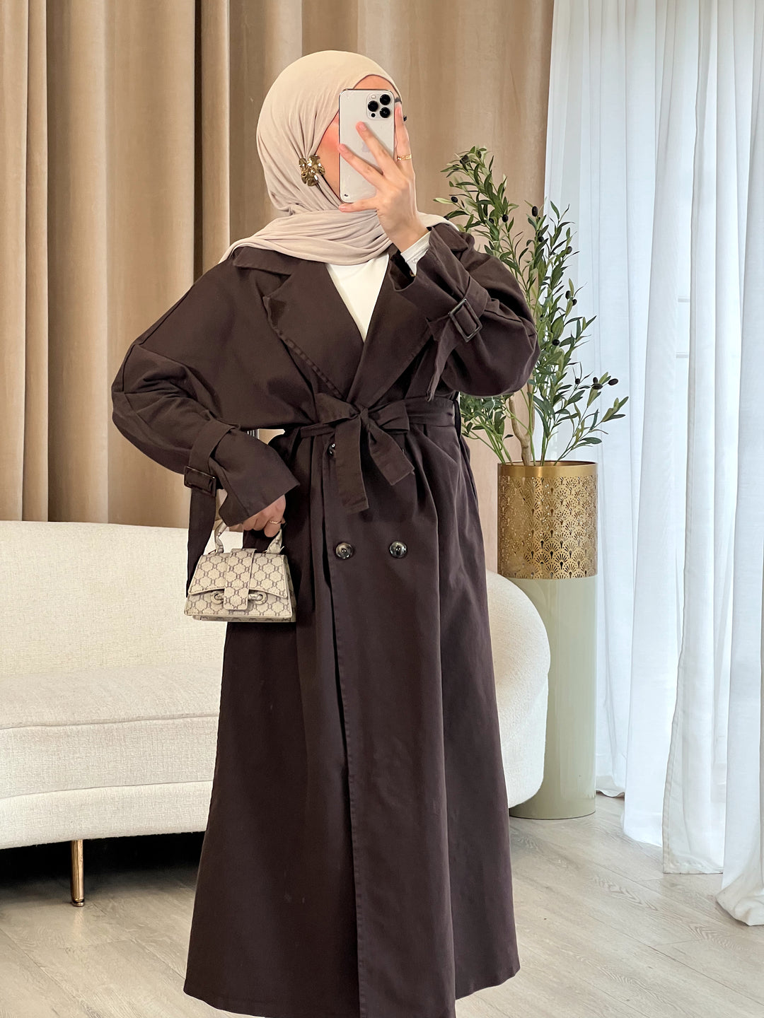 Miri Denim Trenchcoat