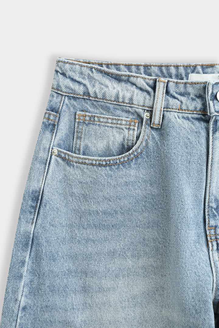Barrel Denim Hose