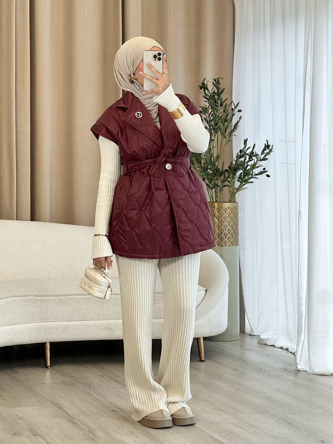 Autumn Puffer-Weste