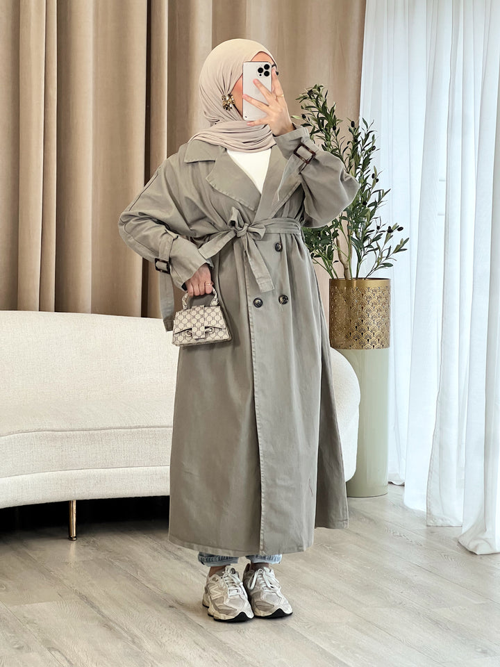 Miri Denim Trenchcoat