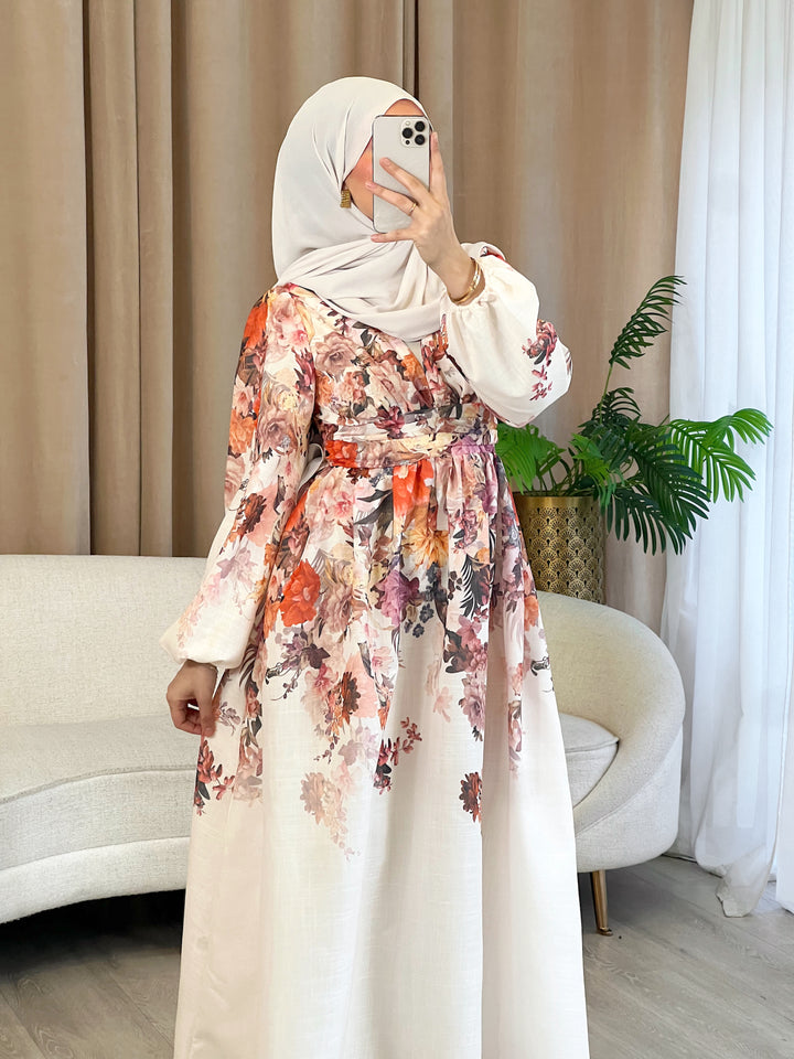 Penelope Maxikleid mit Blumenmuster