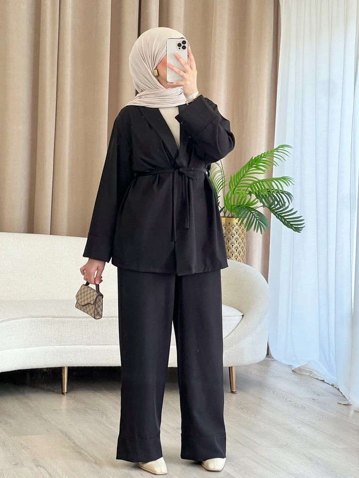 Dina Set in Schwarz