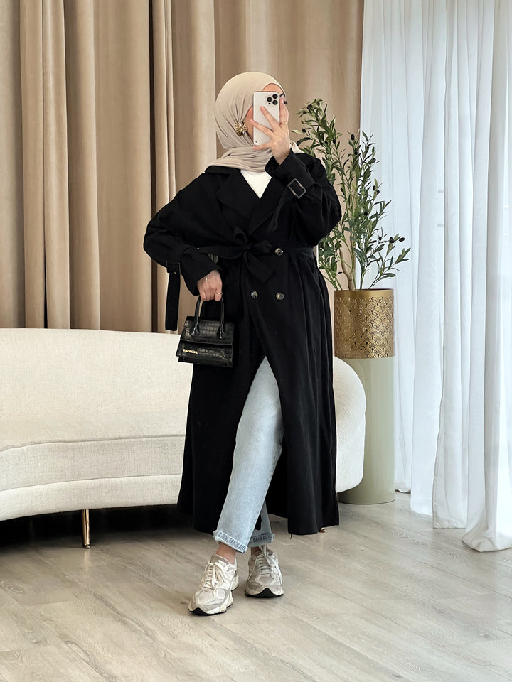 Miri Denim Trenchcoat