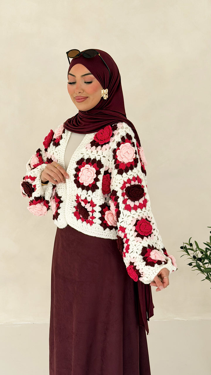 Luna Bloom Handmade Cardigan