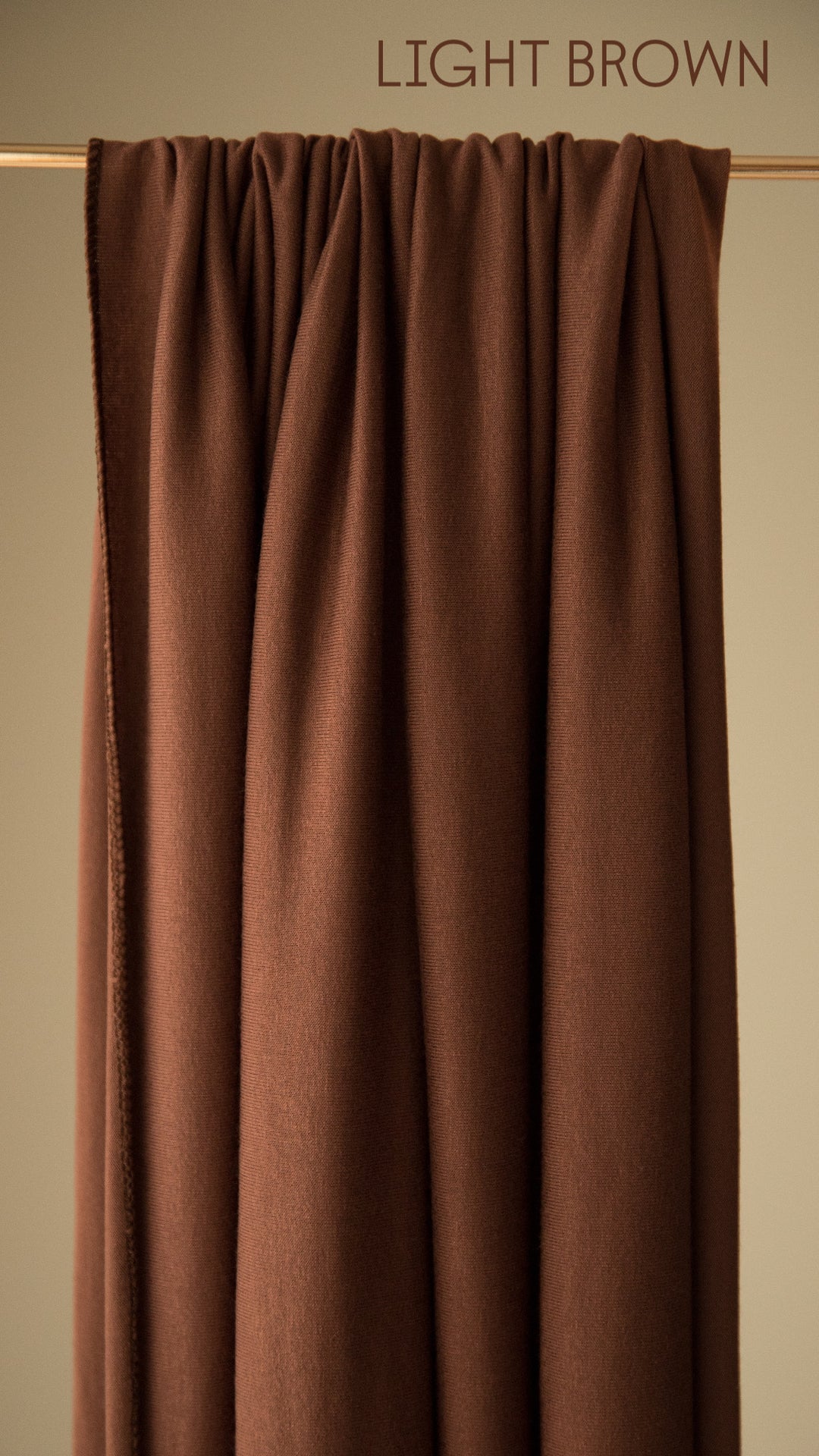Jersey Hijab in Light Brown