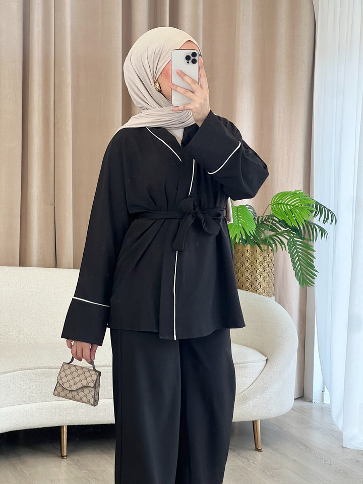 Alya Set in Schwarz