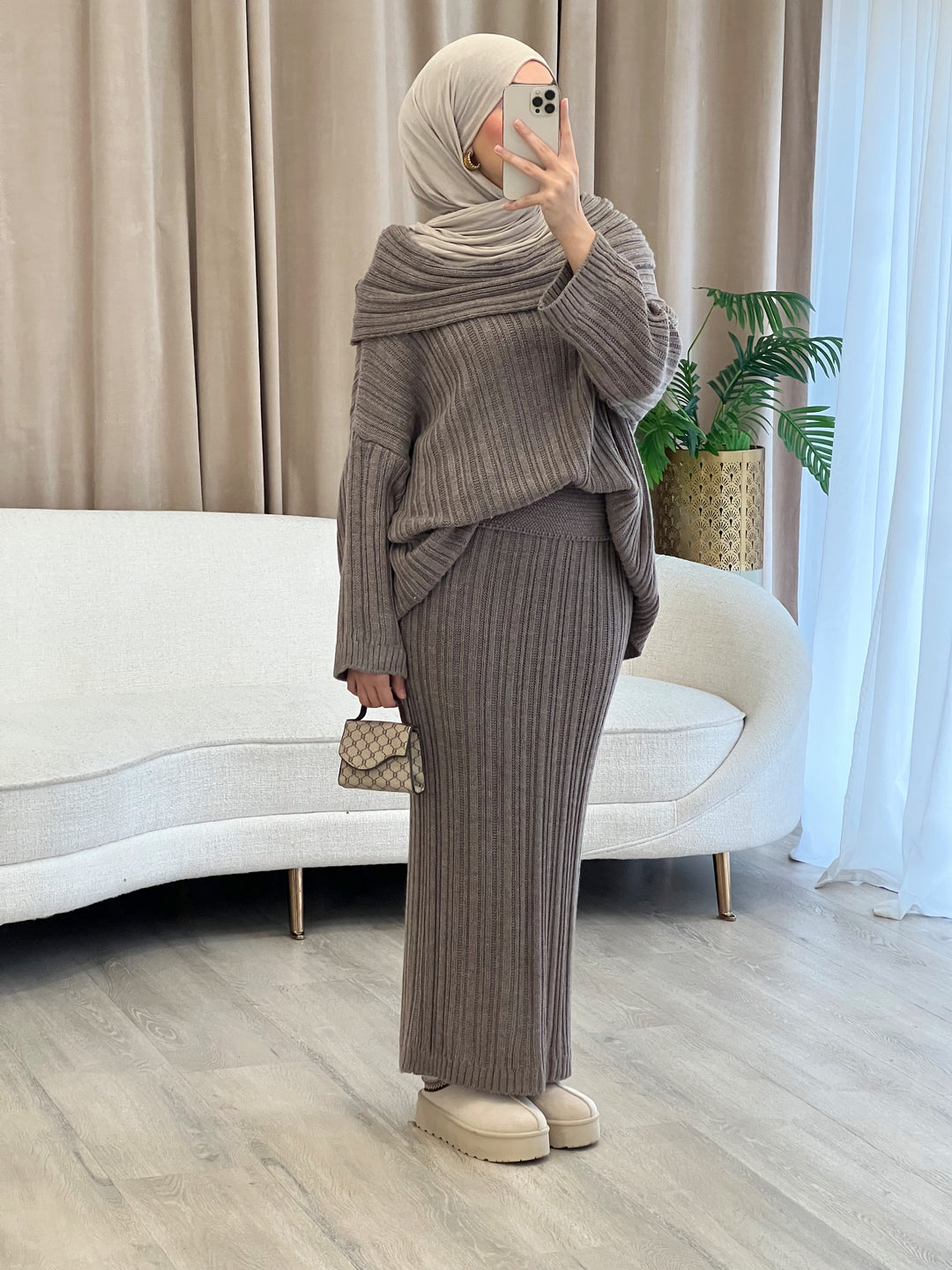 Meryem Set in Mocha