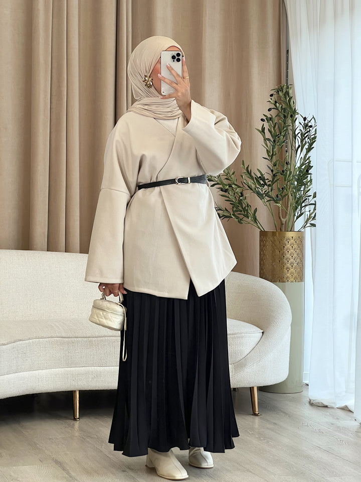 Imani Jacke mit Gürtel