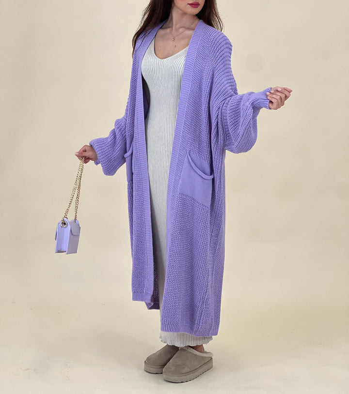Pelin Cardigan in Lila
