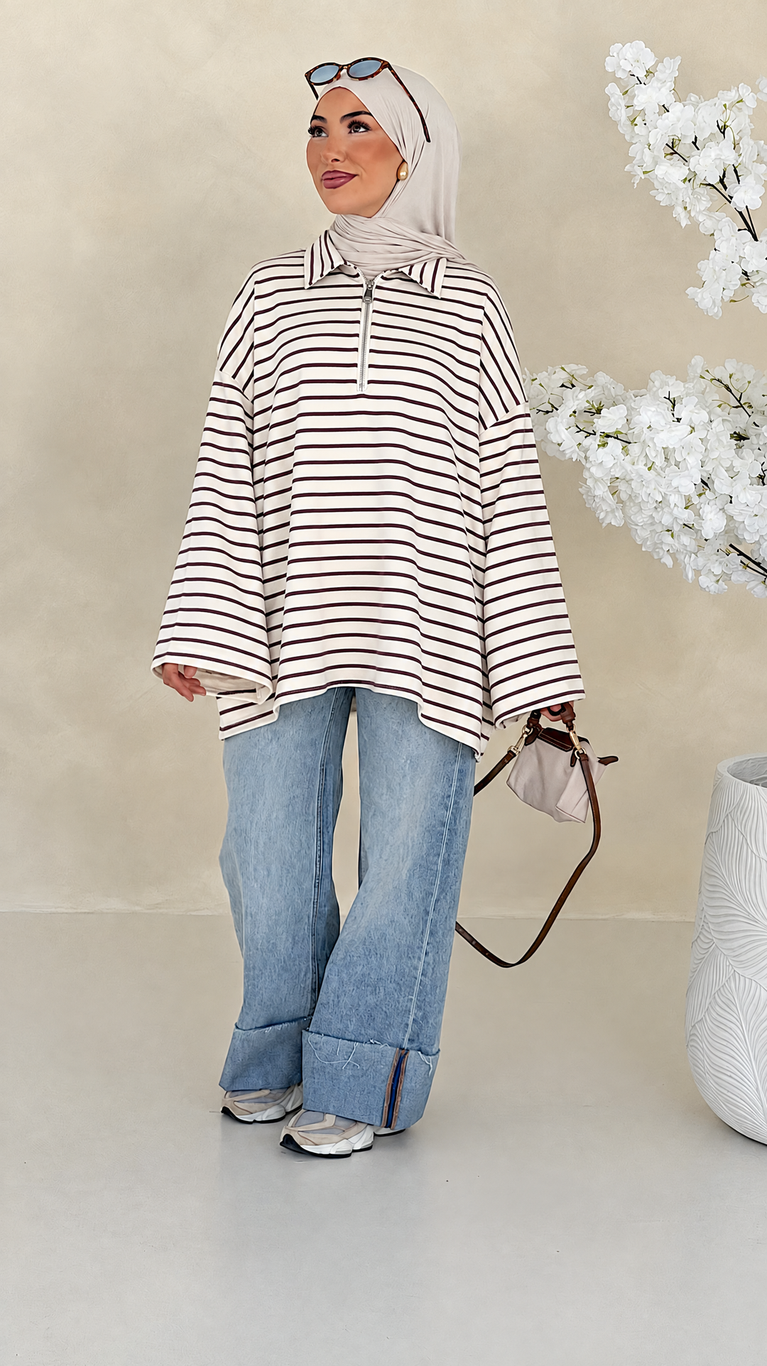 Siena Oversized Zip Pullover