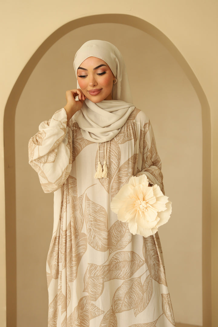 Zaina Kleid in Beige