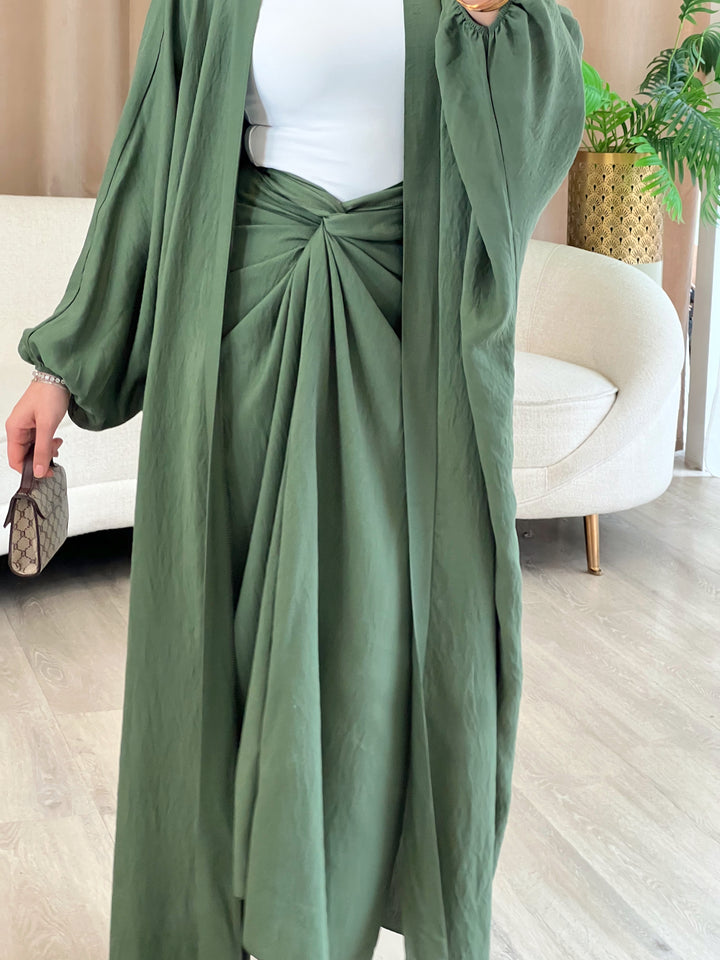 Noura Set in Olive