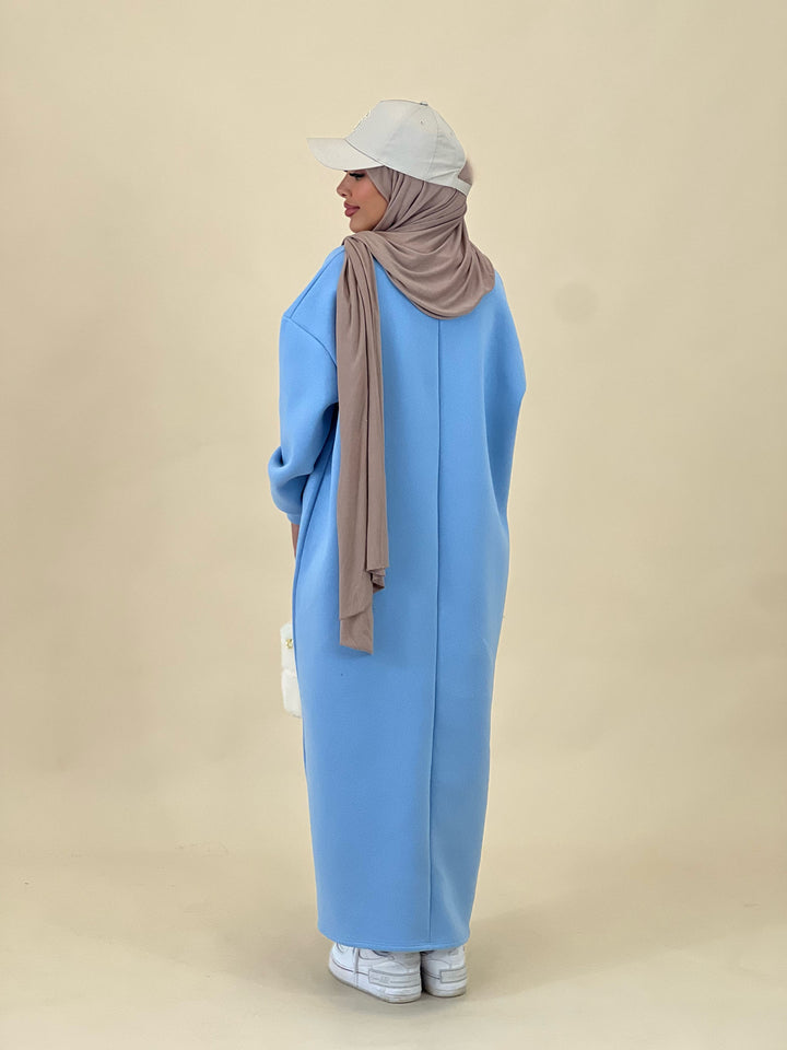 Viola Pulloverkleid in Babyblau