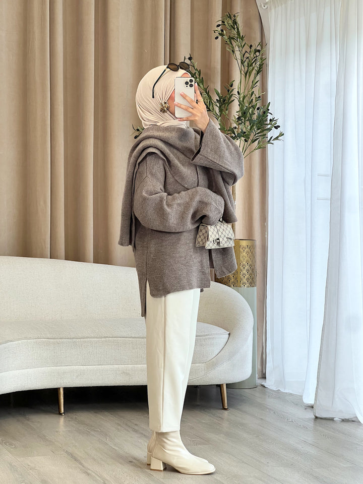 Mira Short Strick-Cape