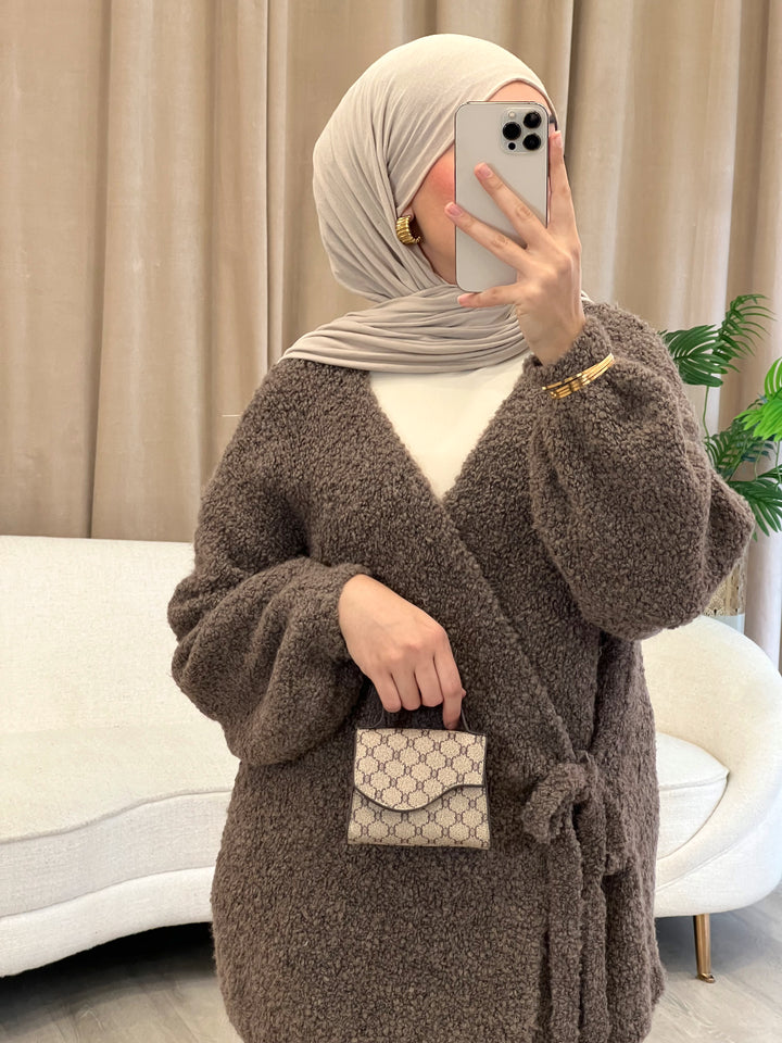 Layali Teddy-Set in Mocha