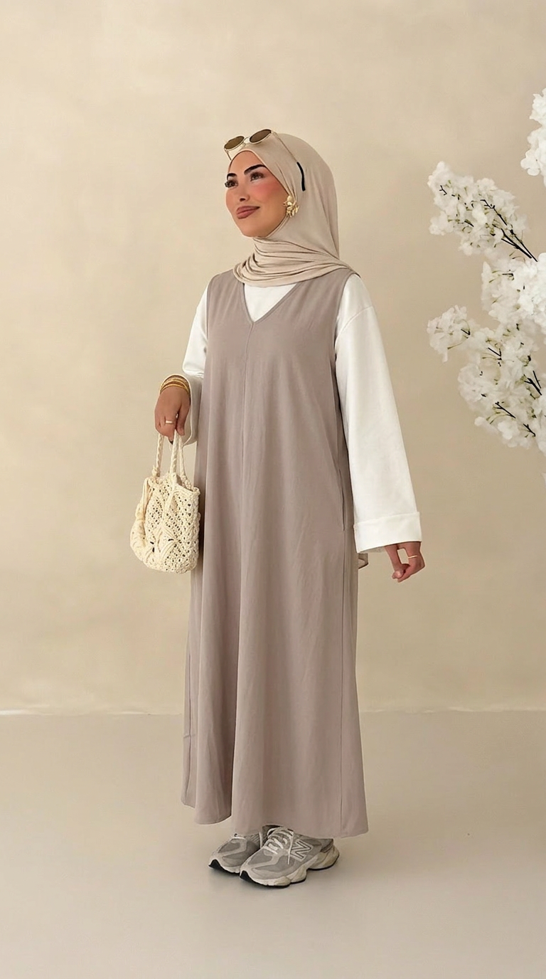 Basic Latz-Kleid